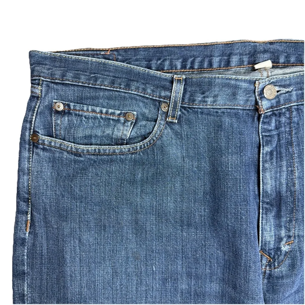 Banana Republic Mens Straight Leg Blue Medium Wash Denim Jeans‎ 40x32